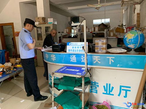佐壩 消防安全檢查走進(jìn)寄遞行業(yè) 圖