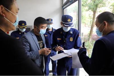 咸寧多部門開展物業服務企業小區消防產品專項檢查